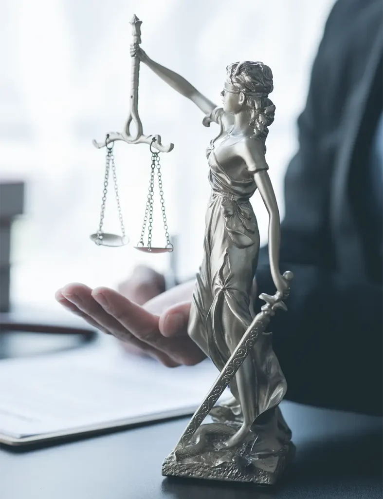 Lady justice statue