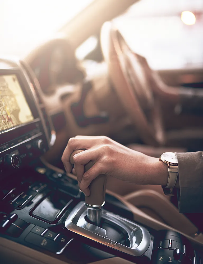 Luxury vehicle interior, representing division of high-end cars and recreational vehicles for Calgary divorce lawyer clients